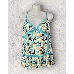 Vintage Baby Phat Women's XL Loungewear Cat Print Camisole Lightweight